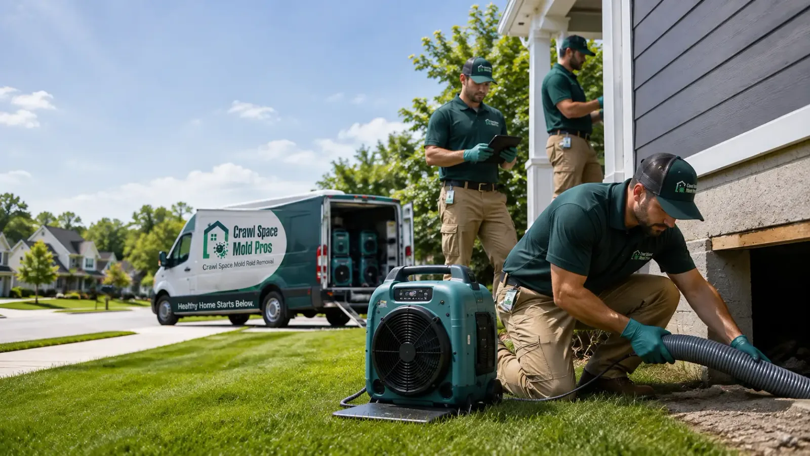 Crawl Space Mold Removal in Needham, MA